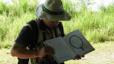 花蓮林管處為響應國際生物多樣性日，規劃系列活動，19日在大農大富平地森林園區即舉辦「平森慢步飛羽尋蹤　春日鐵馬森呼吸」活動 (3)